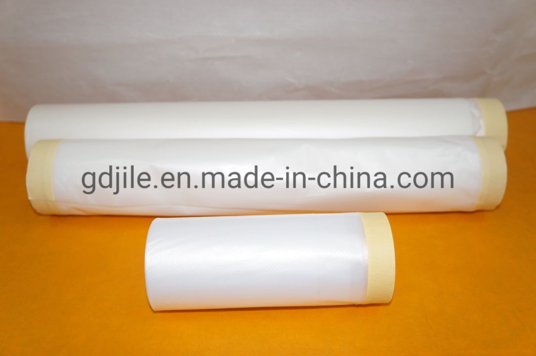 Máscara de rolo pré-fita com fita adesiva de papel de um lado